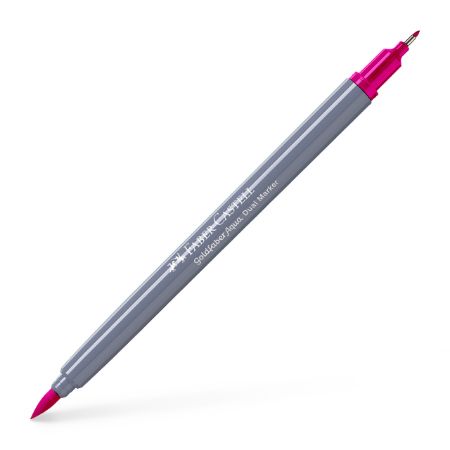 Poza cu MARKER SOLUBIL 2 CAPETE GOLDFABER ROZ PURPURIU MEDIU 125 FABER-CASTELL