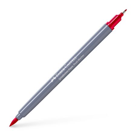 Poza cu MARKER SOLUBIL 2 CAPETE GOLDFABER CARMIN PERMANENT 126 FABER-CASTELL