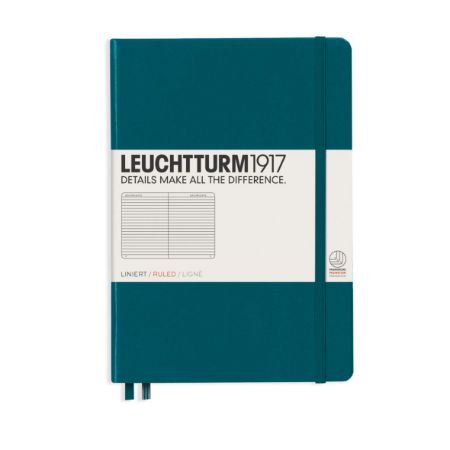 Poza cu CAIET A5 DICTANDO COPERTA RIGIDA VERDE PACIFIC LEUCHTTURM