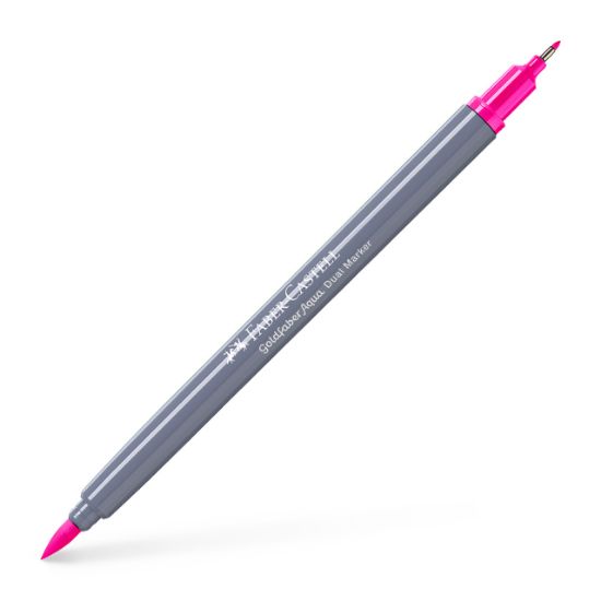 Poza cu MARKER SOLUBIL 2 CAPETE GOLDFABER ROZ PURPURIU DESCHIS 128 FABER-CASTELL