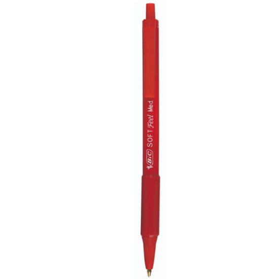 Poza cu PIX CU MECANISM ROSU SOFT FEEL BIC
