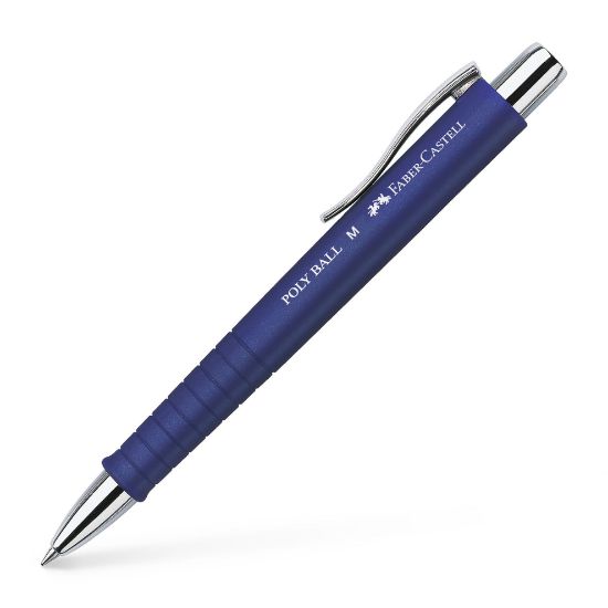 Poza cu PIX CU MECANISM SI GRIP ALBASTRU POLY BALL FABER-CASTELL