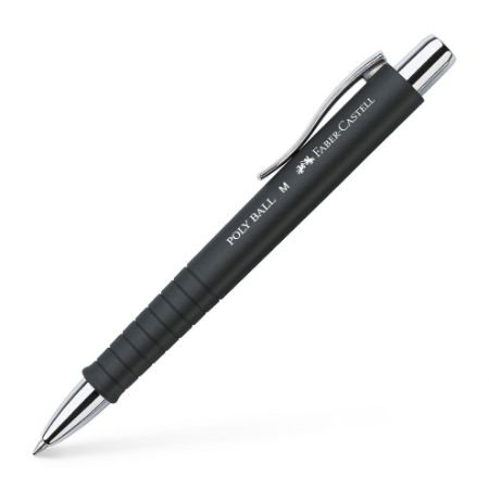 Poza cu PIX CU MECANISM SI GRIP NEGRU POLY BALL FABER-CASTELL