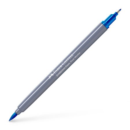Poza cu MARKER SOLUBIL 2 CAPETE GOLDFABER ALBASTRU AZUR 449 FABER-CASTELL