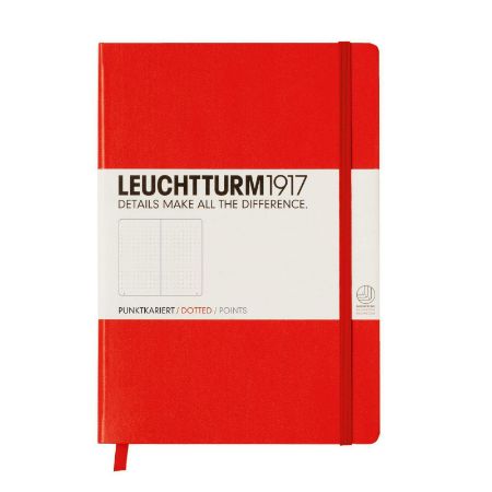 Poza cu CAIET A5 PUNCTAT COPERTA RIGIDA ROSU LEUCHTTURM