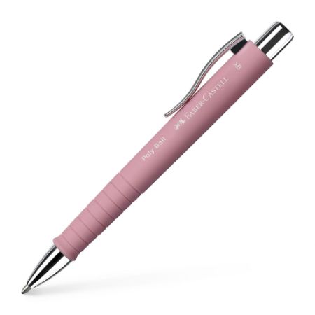 Poza cu PIX CU MECANISM SI GRIP ROSE POLY BALL XB FABER-CASTELL