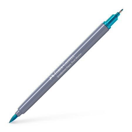 Poza cu MARKER SOLUBIL 2 CAPETE GOLDFABER TURCOAZ COBALT DESCHIS 154 FABER-CASTELL