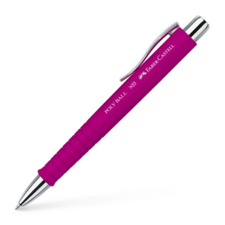 Poza cu PIX CU MECANISM SI GRIP ROZ POLY BALL FABER-CASTELL