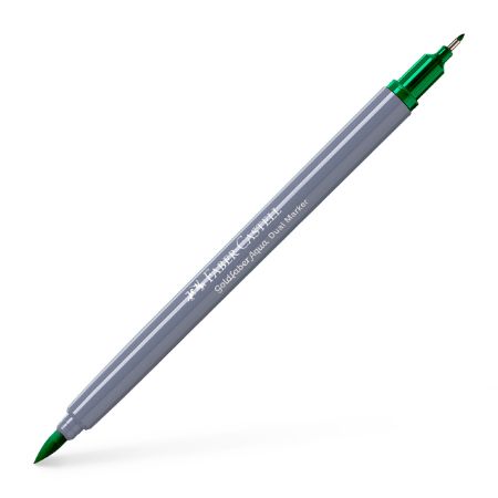 Poza cu MARKER SOLUBIL 2 CAPETE GOLDFABER VERDE SMARALD 163 FABER-CASTELL