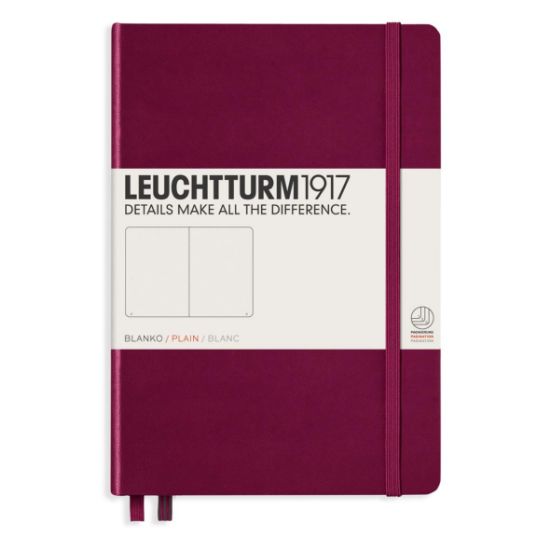 Poza cu CAIET A5 VELIN COPERTA RIGIDA BORDEAUX LEUCHTTURM