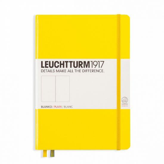Poza cu CAIET A5 VELIN COPERTA RIGIDA GALBEN LEUCHTTURM