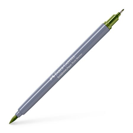 Poza cu MARKER SOLUBIL 2 CAPETE GOLDFABER VERDE CROM OPAC 174 FABER-CASTELL