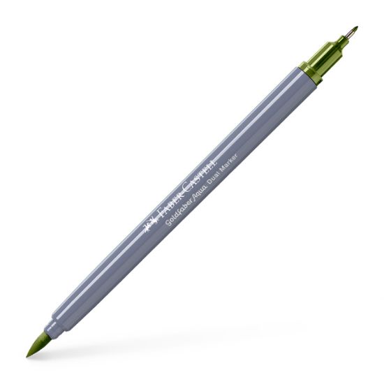 Poza cu MARKER SOLUBIL 2 CAPETE GOLDFABER VERDE CROM OPAC 174 FABER-CASTELL