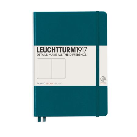 Poza cu CAIET A5 VELIN COPERTA RIGIDA VERDE PACIFIC LEUCHTTURM