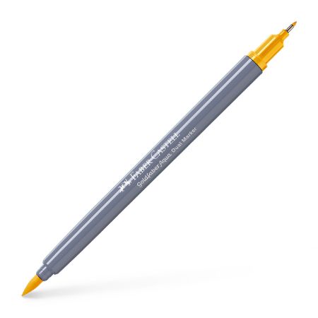 Poza cu MARKER SOLUBIL 2 CAPETE GOLDFABER GALBEN NAPOLI 185 FABER-CASTELL