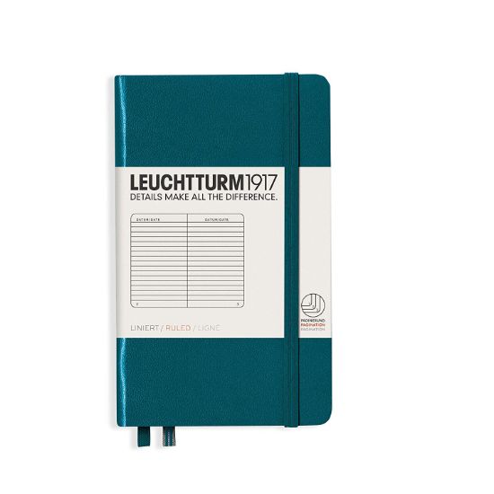 Poza cu CAIET A6 DICTANDO COPERTA RIGIDA VERDE PACIFIC LEUCHTTURM