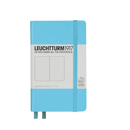 Poza cu CAIET A6 VELIN COPERTA RIGIDA BLEU LEUCHTTURM