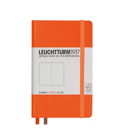 Poza cu CAIET A6 VELIN COPERTA RIGIDA PORTOCALIU LEUCHTTURM