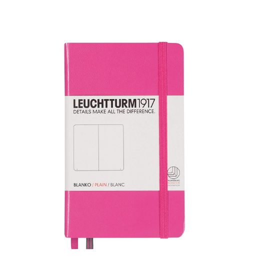 Poza cu CAIET A6 VELIN COPERTA RIGIDA ROZ LEUCHTTURM