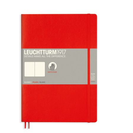 Poza cu CAIET B5 VELIN COPERTA FLEXIBILA ROSU LEUCHTTURM