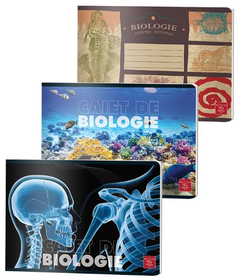 Poza cu CAIET BIOLOGIE 24 FILE COLOR PIGNA