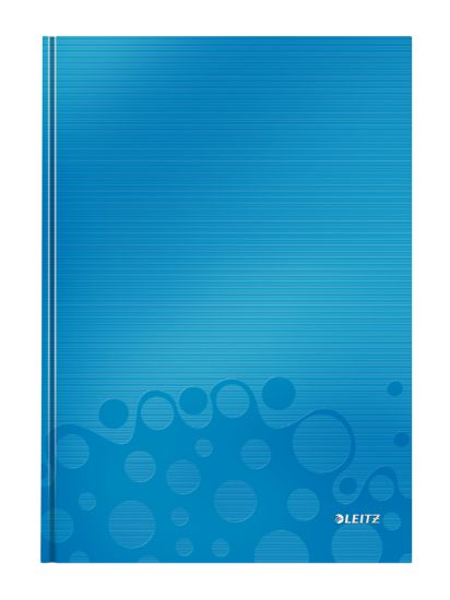 Poza cu CAIET BIROU A4 ARITMETICA ALBASTRU COPERTA CARTON WOW LEITZ