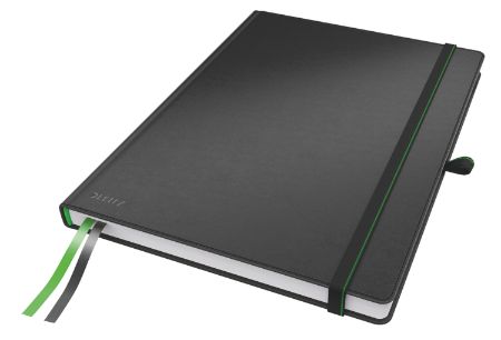 Poza cu CAIET BIROU A4 ARITMETICA NEGRU COMPLETE LEITZ
