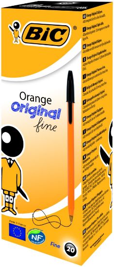 Poza cu PIX UNICA FOLOSINTA NEGRU 20/CUT ORANGE BIC