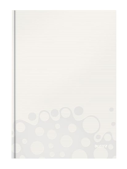 Poza cu CAIET BIROU A4 DICTANDO ALB COPERTA CARTON WOW LEITZ