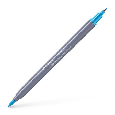 Poza cu MARKER SOLUBIL 2 CAPETE GOLDFABER ALBASTRU MANGAN 245 FABER-CASTELL