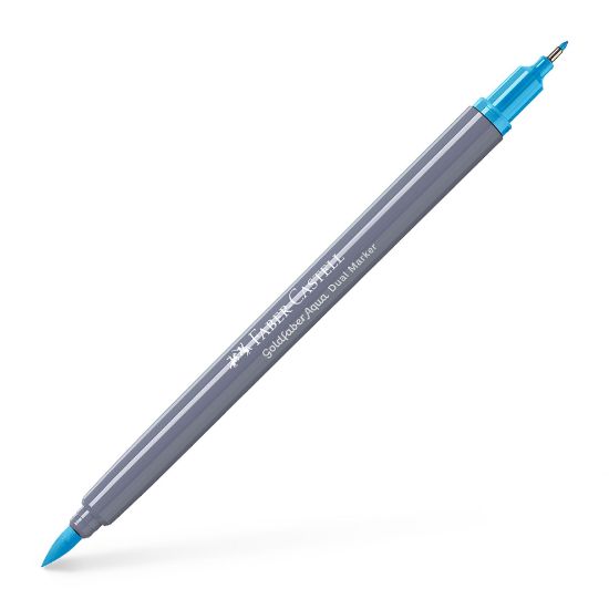 Poza cu MARKER SOLUBIL 2 CAPETE GOLDFABER ALBASTRU MANGAN 245 FABER-CASTELL