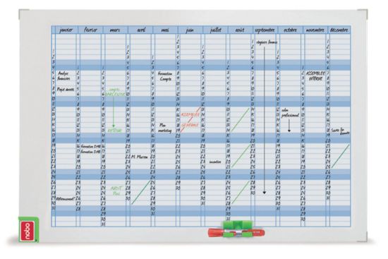 Poza cu PLANNER MAGNETIC SAPTAMANAL 90*60 CM PERFORMANCE NOBO