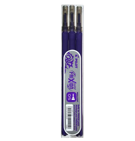 Poza cu MINA ROLLER 0.5MM VIOLET POINT 3/SET FRIXION PILOT