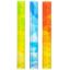 Poza cu RIGLA 30CM MULTICOLORA FLEXIBILA DELI