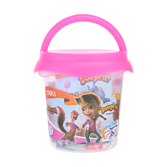 Poza cu PLASTILINA SOFT GALETUSA 12 CULORI 160G DELI