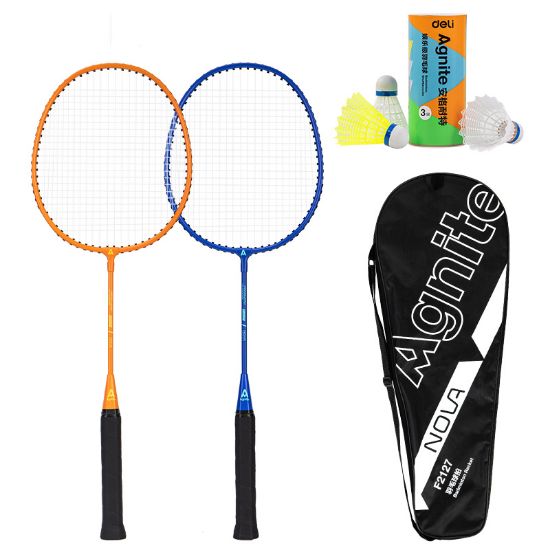 Poza cu SET BADMINTON (2 RACHETE + 3 FLUTURASI) DELI