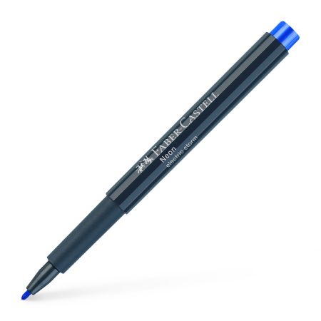 Poza cu MARKER CREATIV ALBASTRU NEON FABER-CASTELL