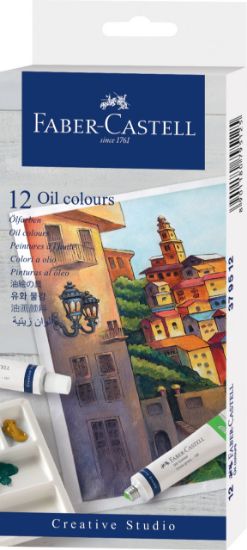 Poza cu CULORI ULEIURI 12 CULORI 9 ML FABER-CASTELL