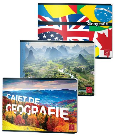 Poza cu CAIET GEOGRAFIE 24 FILE COLOR PIGNA