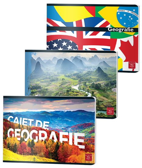 Poza cu CAIET GEOGRAFIE 24 FILE COLOR PIGNA