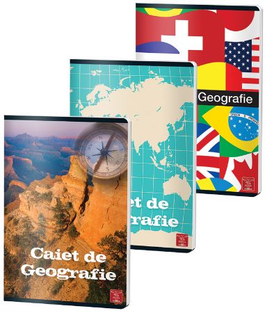 Poza cu CAIET GEOGRAFIE A4 24 FILE COLOR PIGNA