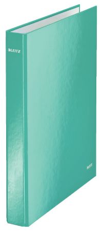 Poza cu CAIET MECANIC A4 2 INELE 25MM/40MM TURCOAZ METALIZAT WOW LEITZ