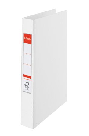 Poza cu CAIET MECANIC A4 2 INELE 25MM/42MM ALB STANDARD ESSELTE