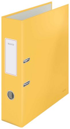 Poza cu BIBLIORAFT PLASTIFIAT 8CM 180GRADE GALBEN CHIHLIMBAR COSY LEITZ