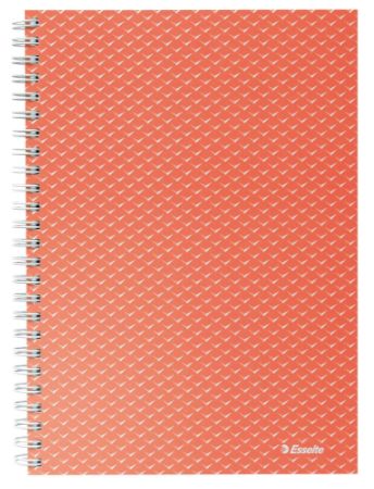 Poza cu CAIET BIROU SPIRA A5 80 FILE ARITMETICA CORAI COPERTA CARTON COLOUR'BREEZE ESSELTE