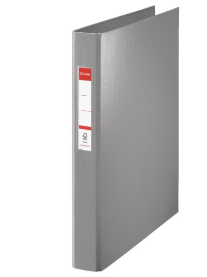 Poza cu CAIET MECANIC A4 4 INELE 25MM/42MM GRI STANDARD ESSELTE
