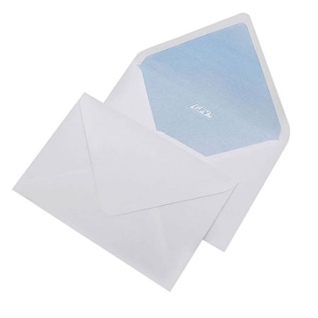 Poza cu PLIC PT FELICITARI 130*190MM GUMAT 80G CLAPA V ALB 500/C GPV