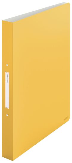 Poza cu CAIET MECANIC A4 2 INELE 25MM/32MM COP FLEX GALBEN CHIHLIMBARITMETICA COSY LEITZ