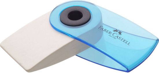 Poza cu RADIERA CREION SLEEVE MINI CULORI TRANSPARENTE FABER-CASTELL