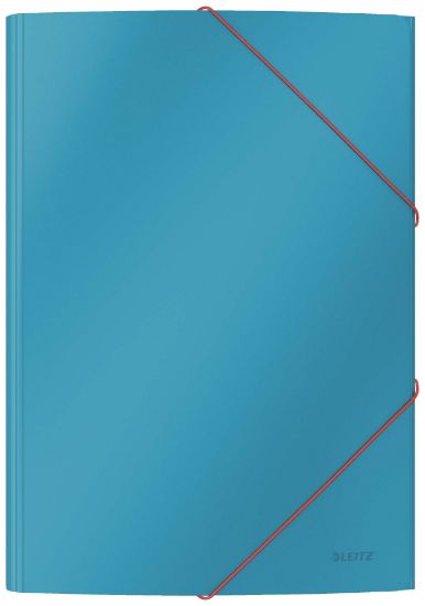 Poza cu MAPA PLASTIC CU ELASTIC A4 ALBASTRU CELEST COSY LEITZ